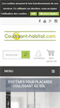 Mobile Screenshot of coulissant-habitat.com